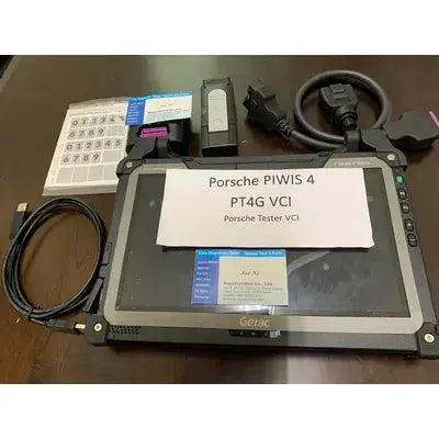 PORSCHE PIWIS GETAC PT4G FULL KIT READY TO USE ORIGINAL GRNUINE QUANTUM OBD