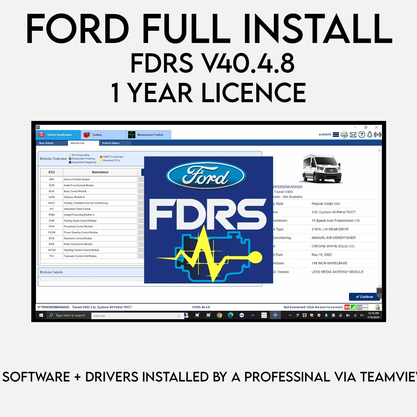 ✅ 2025 FDRS FORD MAZDA IDS Program Dealer Diagnostic Software Tool VCM2 OBD2 VCM3 AUTO DIAGNOSTIC OBD2 SOFTWARES
