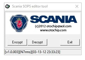 Scania SOPS Encrypter Decrypter SOFTWARE + XMLeditor Download VCI2 VCI3 OBD AUTO DIAGNOSTIC OBD2 SOFTWARES