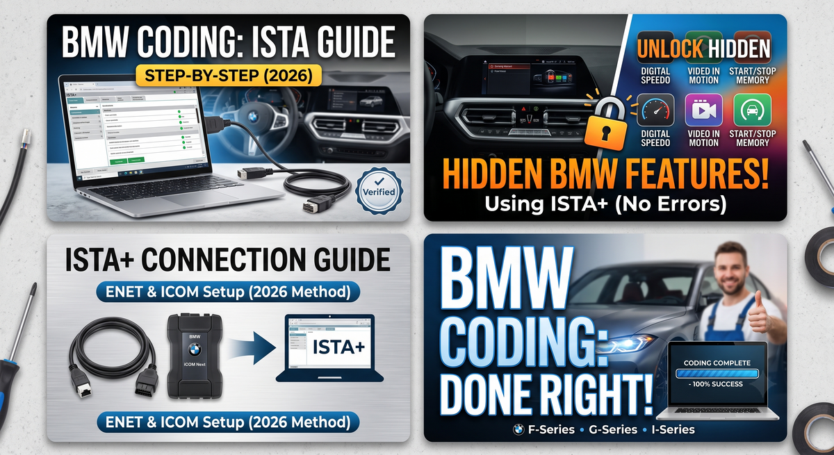 BMW Coding with ISTA Guide (2026): Features, Setup & Best Practices QUANTUM OBD