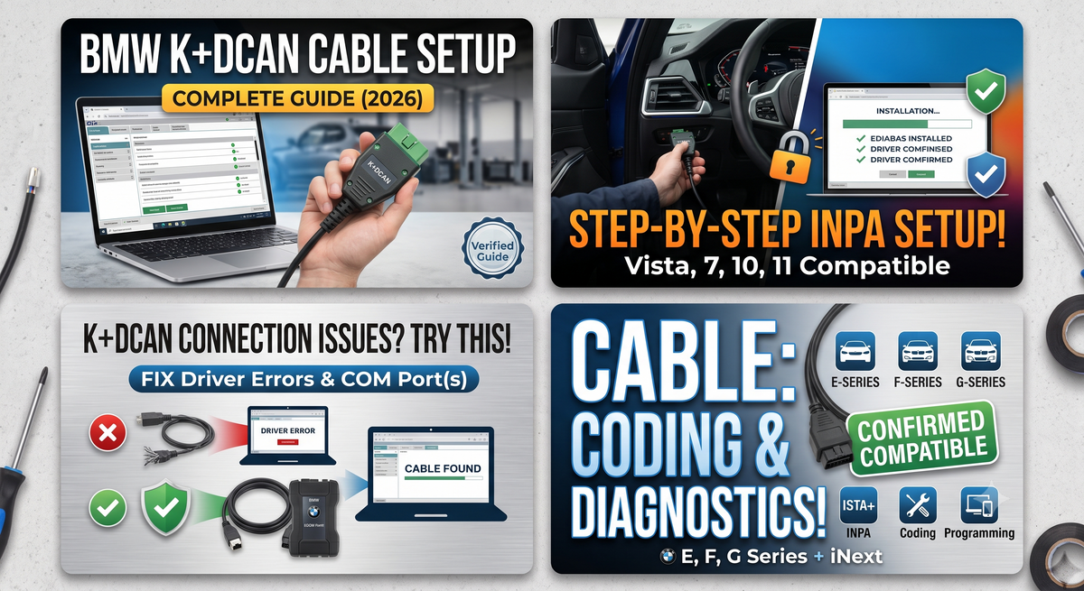 BMW K+DCAN Cable Setup Guide (2026) QUANTUM OBD