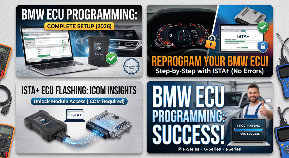 BMW ECU Programming with ISTA Guide (2026) QUANTUM OBD