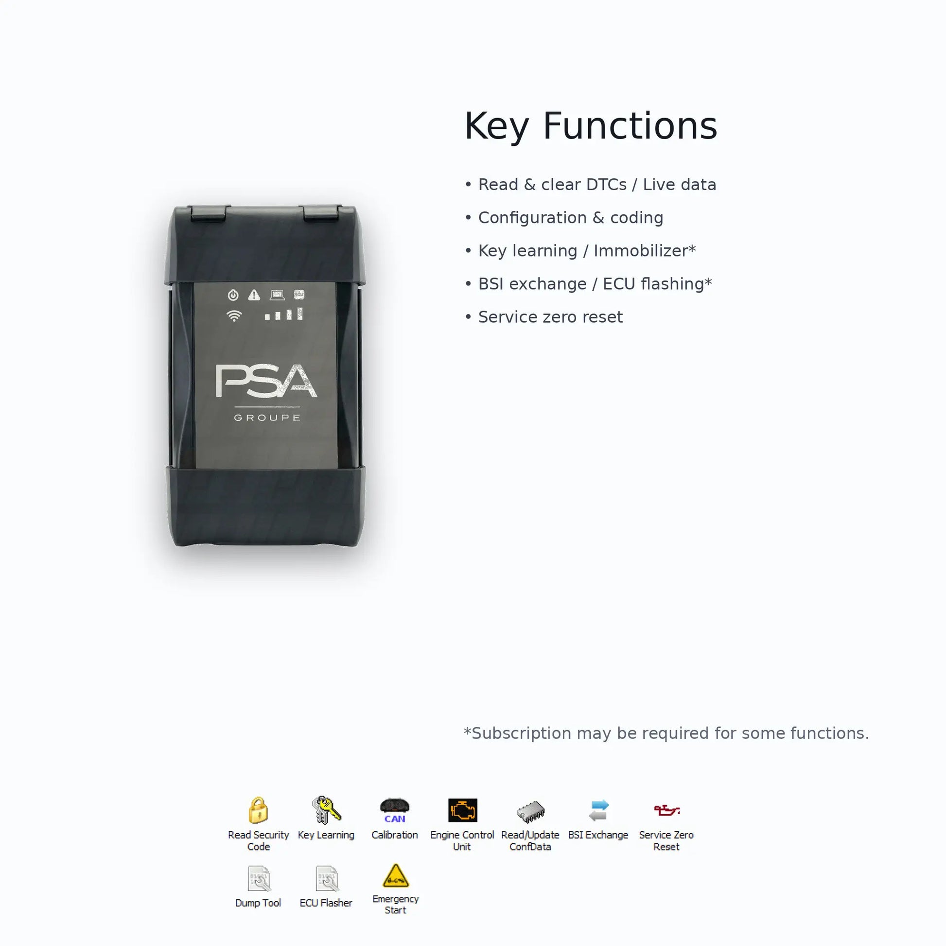 🔧 PSA GROUP ACTIA VCI – GENUINE DEALER TOOL FOR PEUGEOT / CITROËN / DS / OPEL QUANTUM OBD