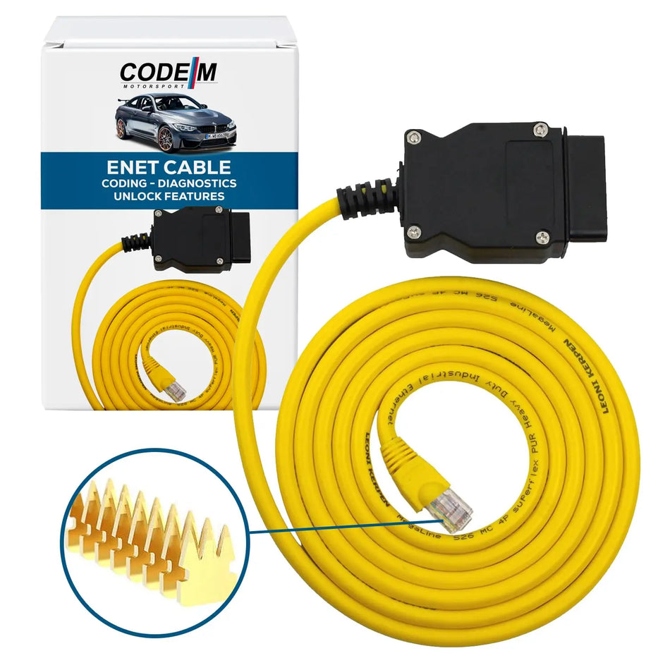 ENET Ethernet Diagnostic Cable – Compatible with F/G Series Vehicles AUTO DIAGNOSTIC OBD2 SOFTWARES