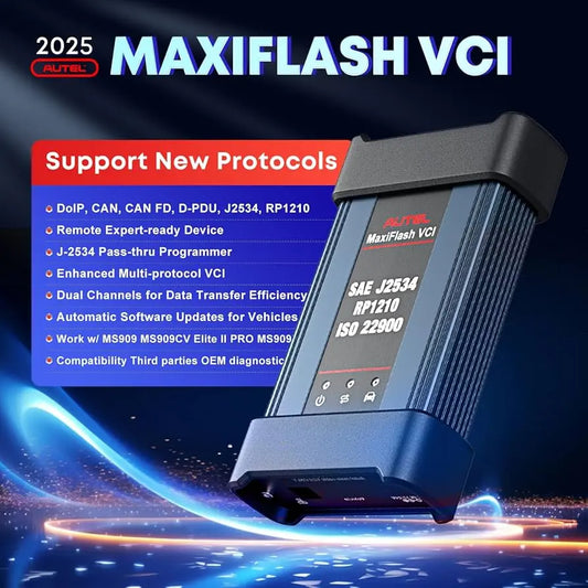 🛠️ 2025 AUTEL MaxiFlash VCI 🔧 – J2534 & RP1210 Pass-Thru Programmer 🚗 QUANTUM OBD
