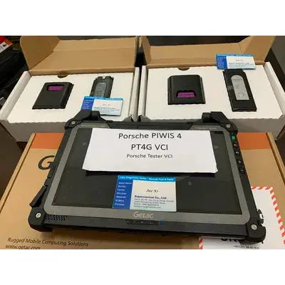 PORSCHE PIWIS GETAC PT4G FULL KIT READY TO USE ORIGINAL GRNUINE QUANTUM OBD