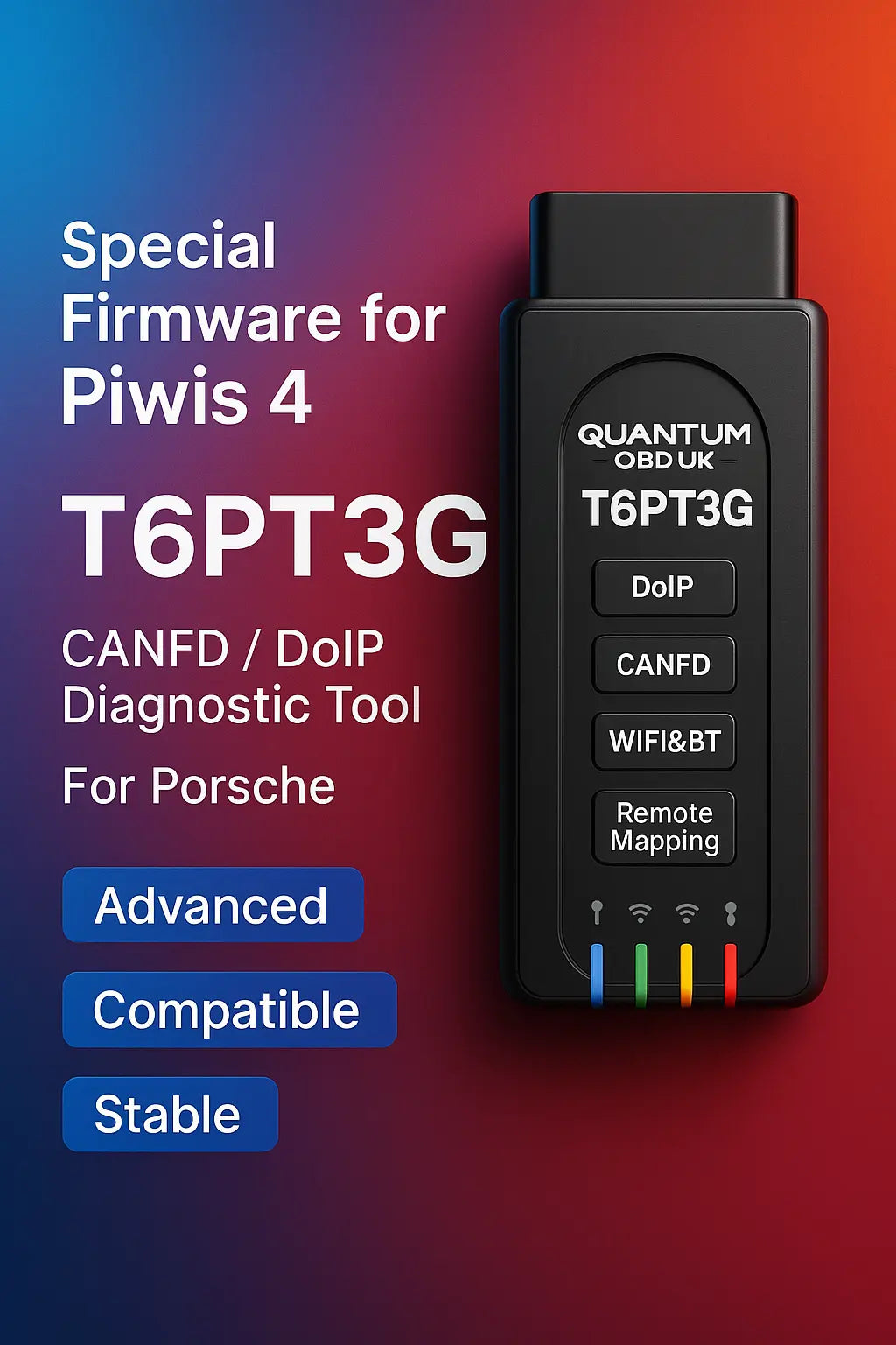 T6 TABSCAN PT4G PORSCHE Piwis 4 for VT4G PPN ACTIVATED QUANTUM OBD
