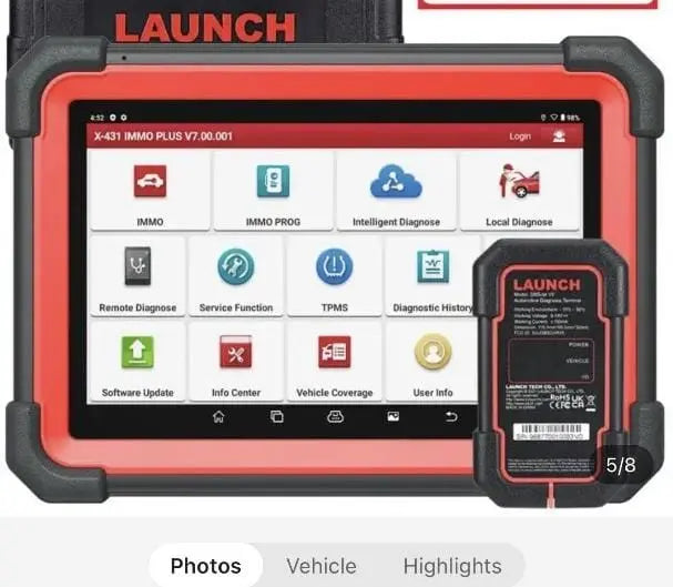 GENUINE LAUNCH X431 IMMO Plus X-PROG 3 Key Programming All System Car Diagnostic Tools Anti-Theft Programming 38 Reset EUC Coding CAN FD QUANTUM OBD