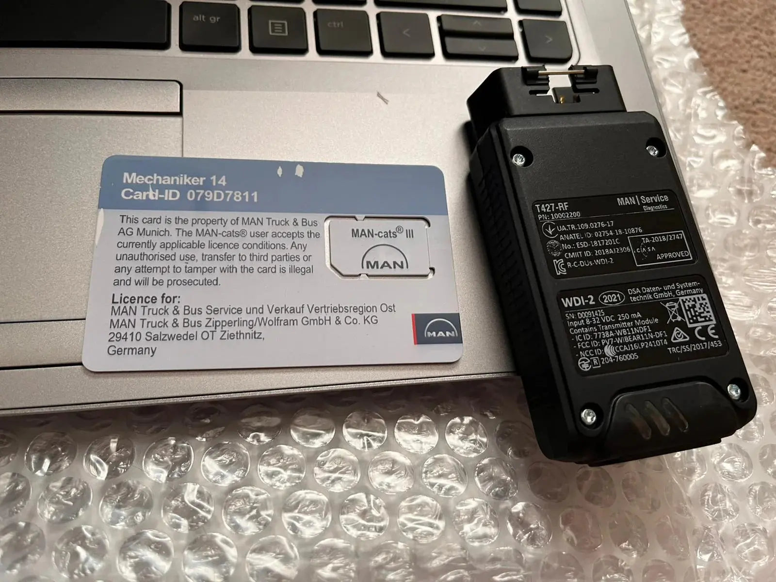 MAN T427 (MAN CATS 3) professional diagnostic & programming device QUANTUM OBD