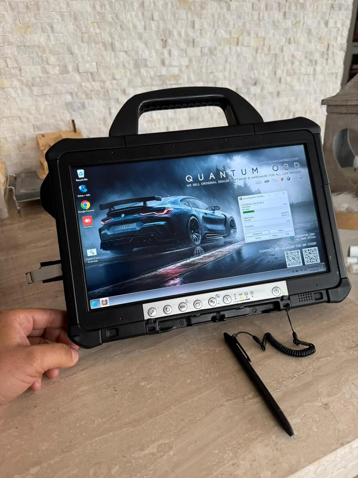 Panasonic Toughbook CF-D1 Rugged Tablet – Mercedes-Benz XENTRY Dealer Software 🚗🛠️ QUANTUM OBD