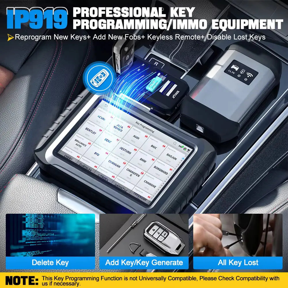 2025 XTOOL IP919PRO Automotive Scanner ECU Coding Bidirectional CANFD/DOIP/FCA Auto Auth OBD2 Diagnostic Tool All System QUANTUM OBD