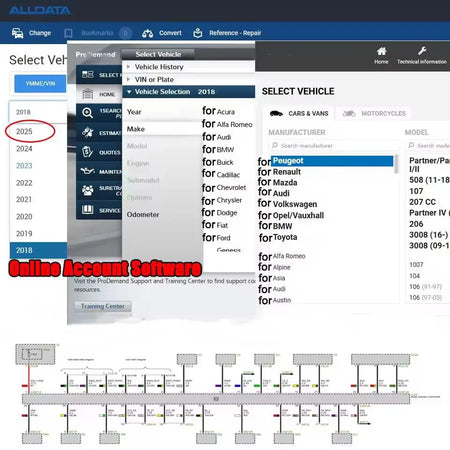 ALLDATA U.S. & EU Version – Full OEM Workshop Repair Software QUANTUM OBD