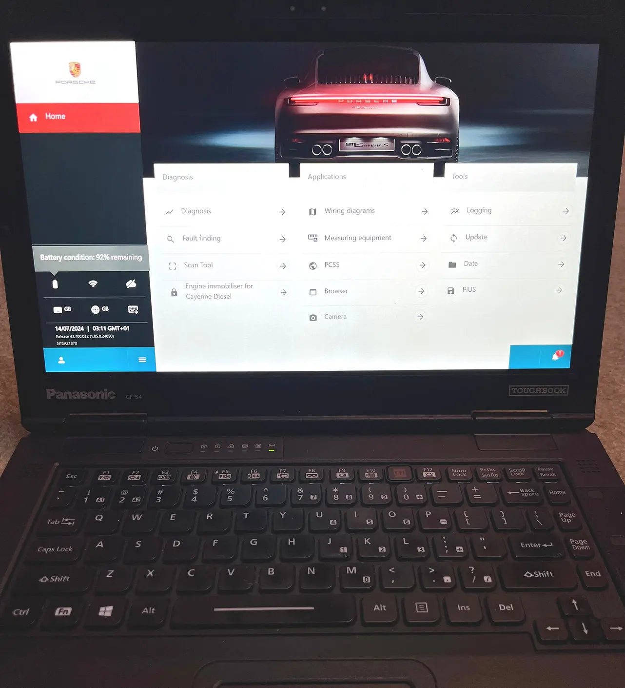 🔧 Panasonic CF-54 Full Kit + Porsche PIWIS 4 (Dealer Diagnostic System) QUANTUM OBD