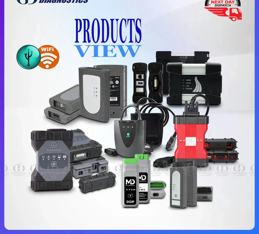 Panasonic CF-D1 Dealer Diagnostic 7-IN-1 MERCEDES C6 STAR XENTRY + BMW + ODIS + JLR + HONDA + TOYOTA + FORD DIAGNOSTIC TOOLS FULL SYSTEM WITH FLIGHT CASE QUANTUM OBD