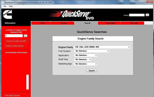 ✅ Cummins Quickserve 2017 Parts Catalog, Service & Information SOFTWARE Engines + REMOTE INSTALL AUTO DIAGNOSTIC OBD2 SOFTWARES