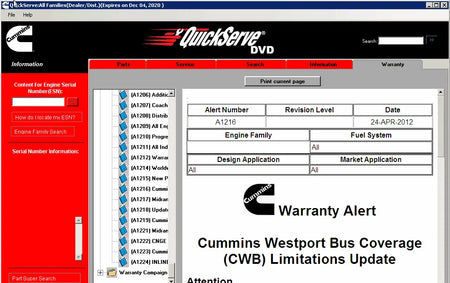 ✅ Cummins Quickserve 2017 Parts Catalog, Service & Information SOFTWARE Engines + REMOTE INSTALL AUTO DIAGNOSTIC OBD2 SOFTWARES