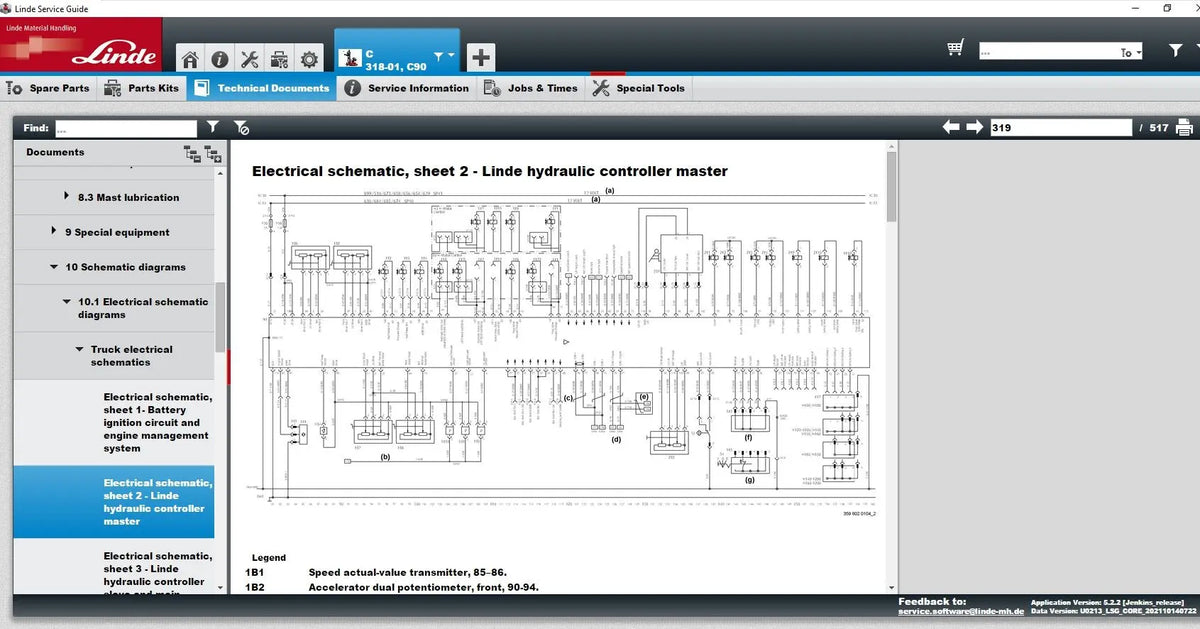 Linde Compability Chart 2023 Linde Service Guide v.5.2.2 Service Information System – QUANTUM OBD