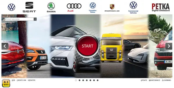 ✔️ 2023 ETKA ONLINE ELECTRONIC PARTS CATALOGUE AUDI VW SKODA SEAT COMMERCIAL AUTO DIAGNOSTIC OBD2 SOFTWARES
