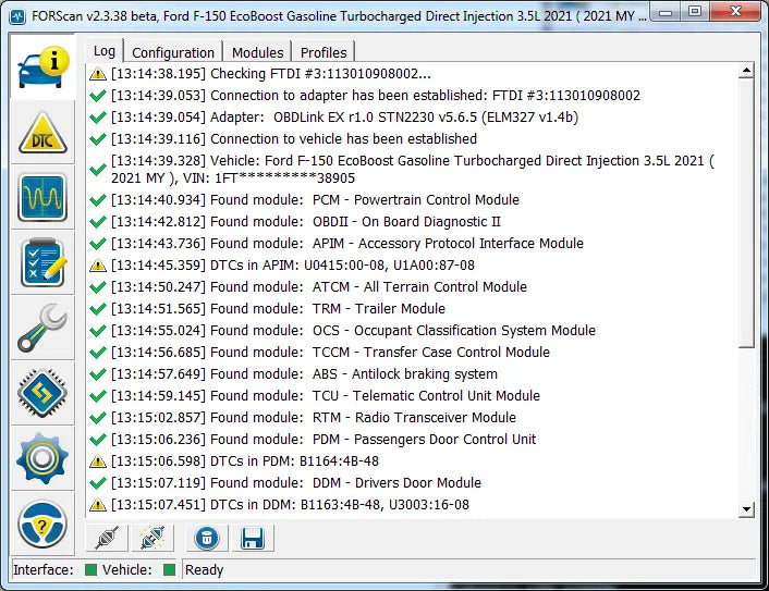 FORSCAN DIAGNOSTIC SOFTWARE QUANTUM OBD