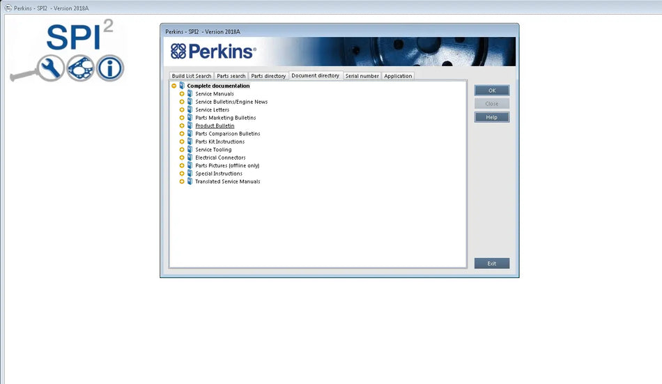 ✅Perkins SPI2 VERSION 2018A Service & Parts CATALOGUE SOFTWARE Information OBD AUTO DIAGNOSTIC OBD2 SOFTWARES